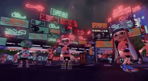 Splatoon Animated Dancing GIF