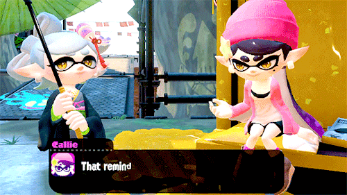 Splatoon Callie Knows Something About Agent 4 GIF