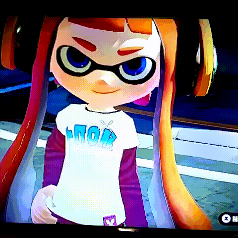 Splatoon Inkling Hip Swaying GIF