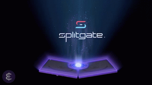 Splitgate On Purple Background GIF