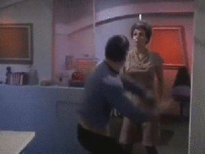 Spock Acting Like Slapping GIF