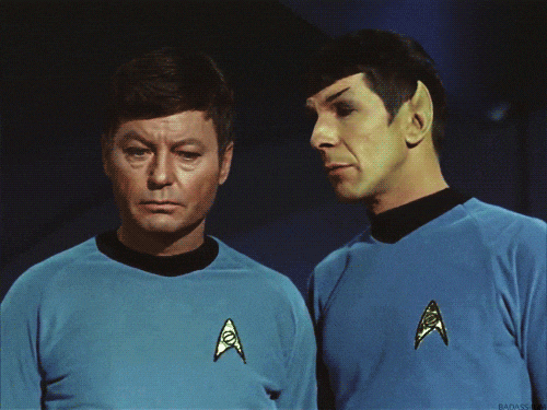 Spock Leaving To Think GIF