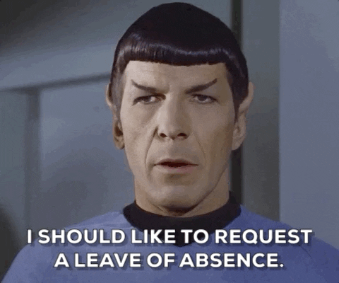 Spock Requesting For A Leave GIF