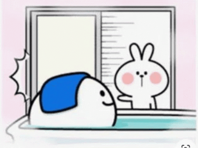 Spoiled Rabbit Bath Time GIF