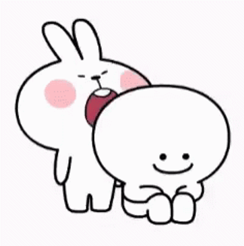 Spoiled Rabbit Blow The Head Of Smile Person GIF