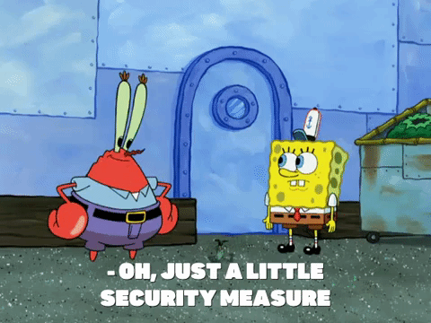 Sponge Bob And Mr Krab Self Destruct Talk GIF
