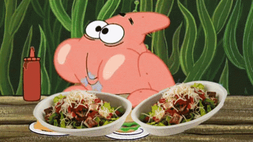 Sponge Bob Eating Gif GIF
