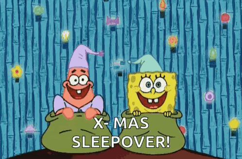 SpongeBob and Patrick Christmas Sleepover