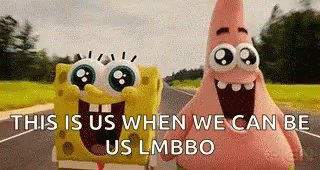 Spongebob And Patrick Lmbbo Sunday GIF