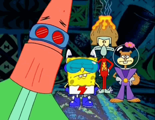 SpongeBob and Patrick Standing Together