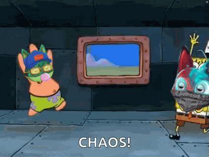 SpongeBob and Patrick Standing Together