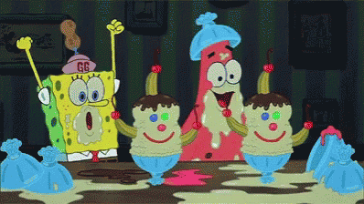 Spongebob And Patrick Sunday GIF