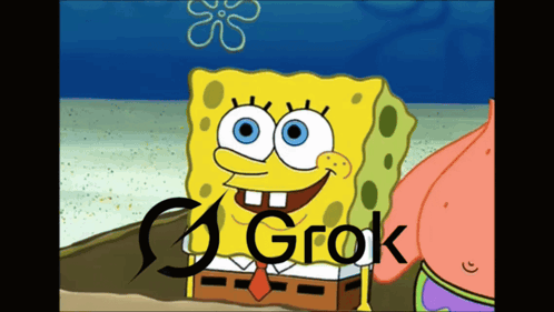 SpongeBob And Patrick With Grok GIF