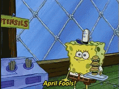Spongebob April Fools GIF
