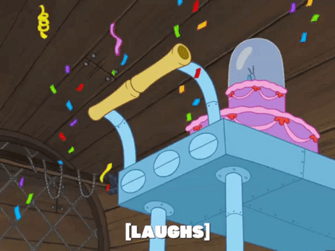 Spongebob Birthday Fire Laughs GIF