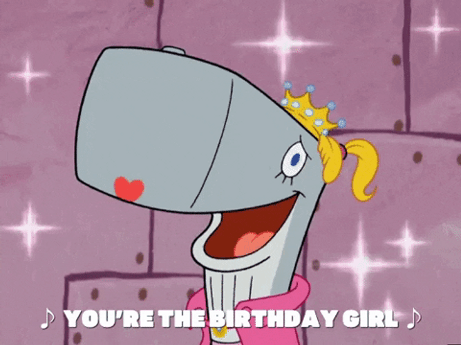 Spongebob Birthday Girl Pearl Krabs GIF