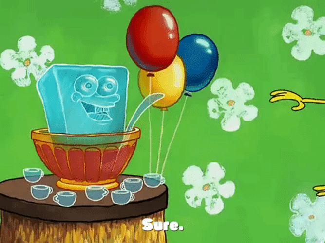 Spongebob Birthday Sure Drink GIF