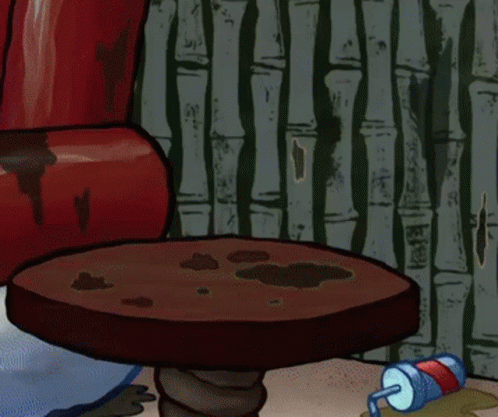 SpongeBob Character Drinking From Straw GIF