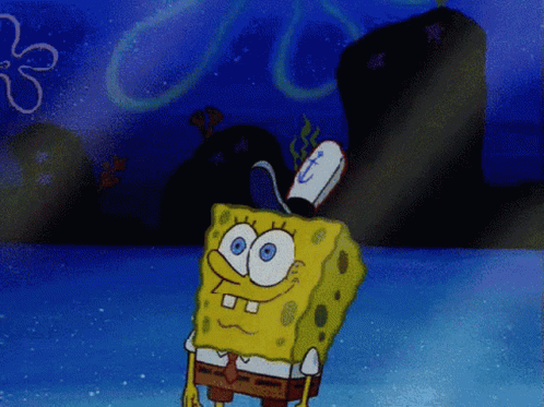 SpongeBob Chef Hat T-Shirt GIF