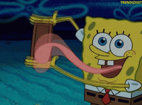 Spongebob Clean It After Getting Soiled GIF