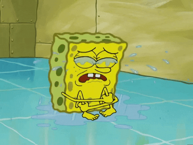 Spongebob Crying Goodbye Bestfriend GIF