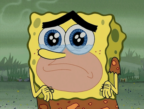 SpongeBob Crying