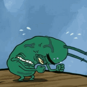 SpongeBob Crying on Floor