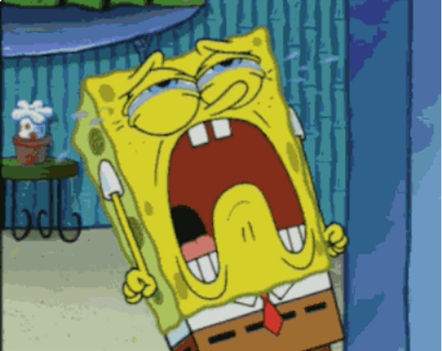 Spongebob Crying Ugly GIF