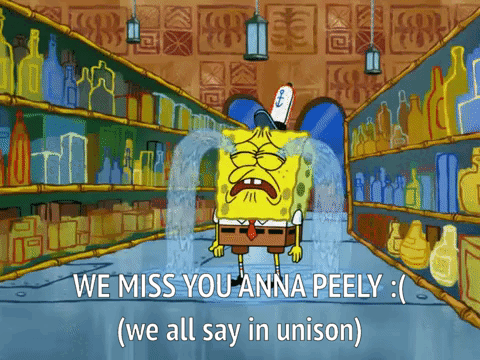 SpongeBob Crying We Miss You Anna Peely