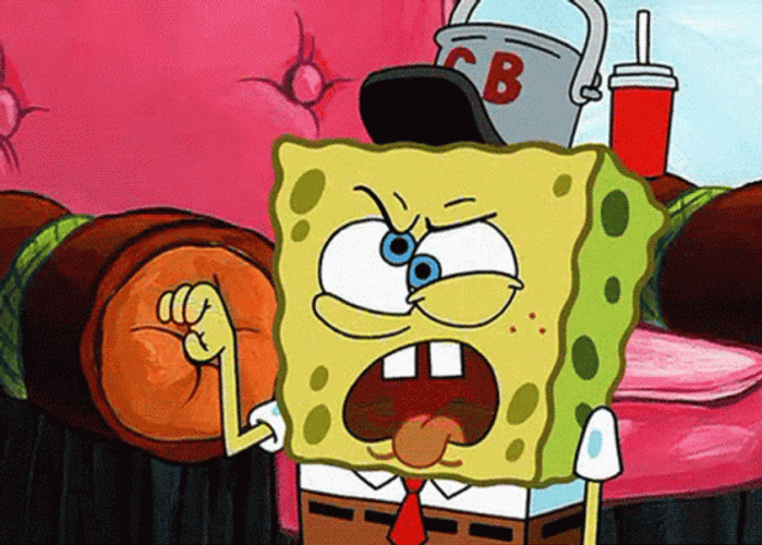 Spongebob Does Talk To The Hand Gestures GIF