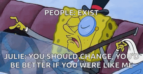 SpongeBob Driving Car With Magnifying Glass And Towel GIF