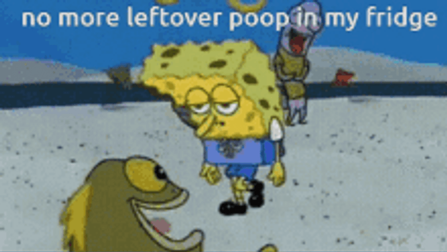 poop spongebob