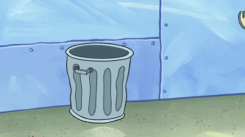 Spongebob Fire Shoot On Trash GIF