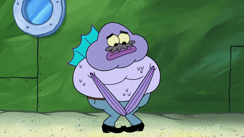 Spongebob Fire Wants To Pee GIF