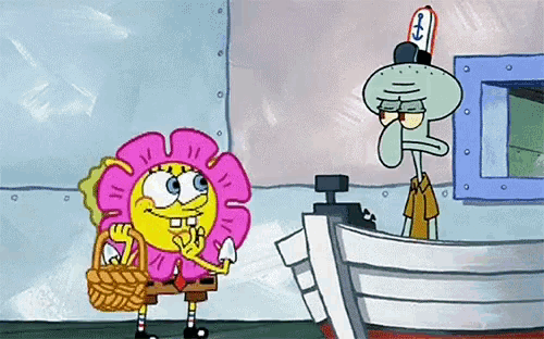 Spongebob Flower Power Gif GIF
