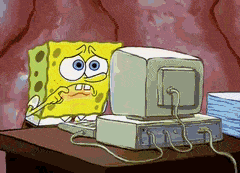 Spongebob Freaking Out Brain On Fire GIF