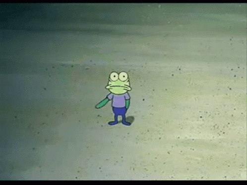 SpongeBob Frog on Beach