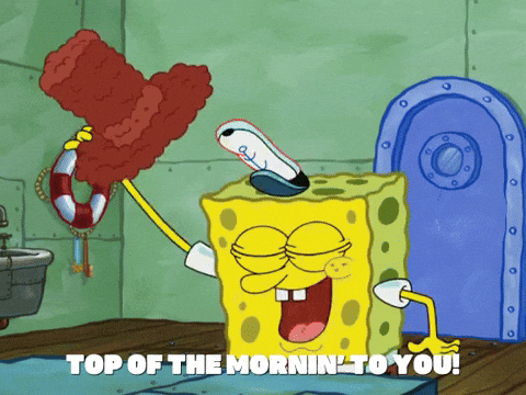 Spongebob Good Morning Meme GIF