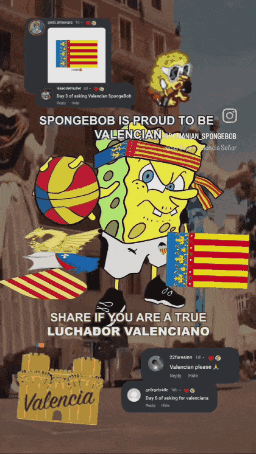 SpongeBob Holding Basketball Spongebob Proud to Be Valencian