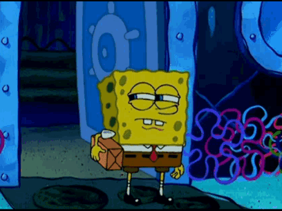 SpongeBob Holding Box GIF