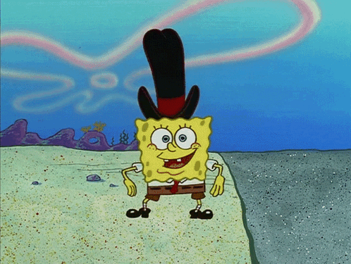 SpongeBob in Black Top Hat