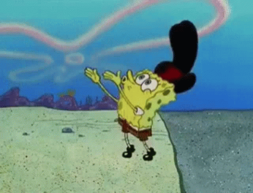 Spongebob in Black Top Hat