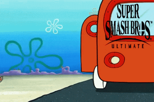 Spongebob in Super Smash Bros Ultimate Background