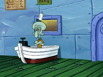 Spongebob Just Hanging Around GIF