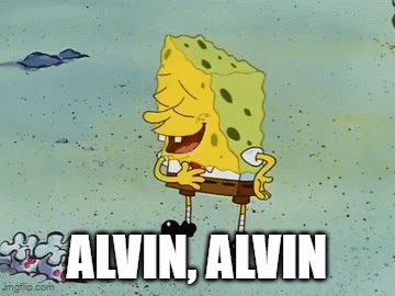 Spongebob Laughing Alvin Alvin GIF