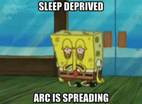 SpongeBob Lying Down Sleep Deprived GIF