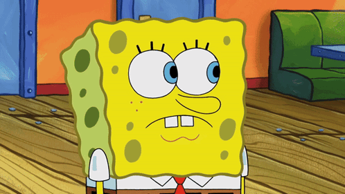 SpongeBob Making Funny Face