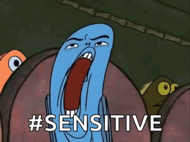 Spongebob Meme Fish Funny Scream Sensitive GIF