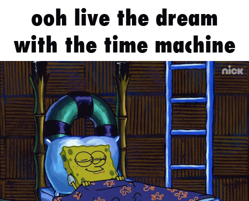 Spongebob Night Dreaming Living The Dream GIF
