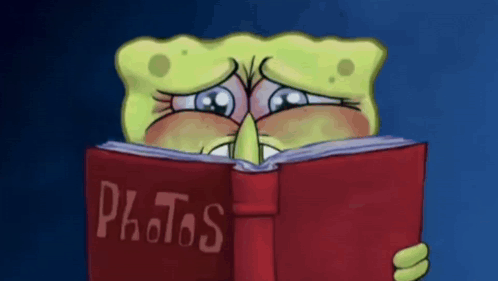 Spongebob Reading Book Saying Photos GIF